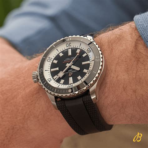 breitling superocean stainless steel bracelet|Breitling Superocean automatic 46 blacksteel.